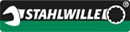 Stahlwille torque tool calibration, purchase and hire Logo - black and green background with spanner bookending the text