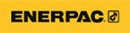 Enerpac Tool Hire Logo - black text on yellow background.